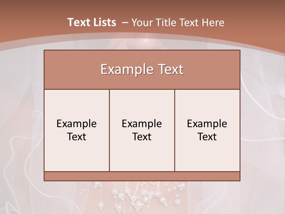 Wed Fashion Woman PowerPoint Template
