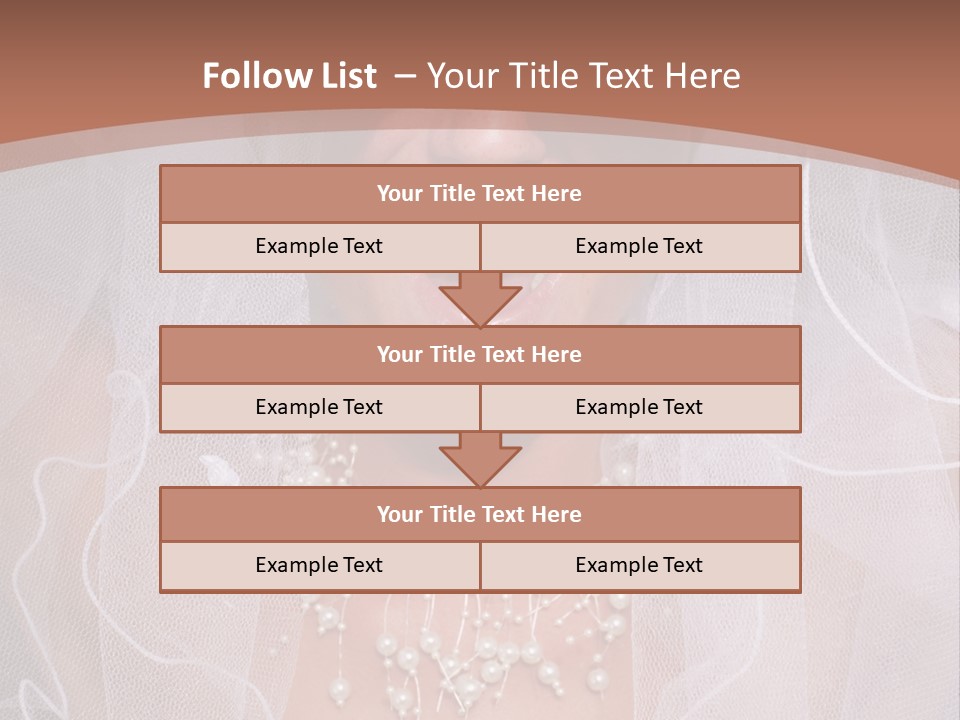 Wed Fashion Woman PowerPoint Template