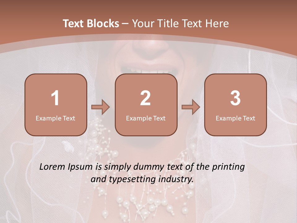 Wed Fashion Woman PowerPoint Template