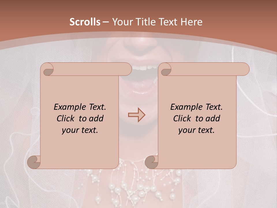Wed Fashion Woman PowerPoint Template