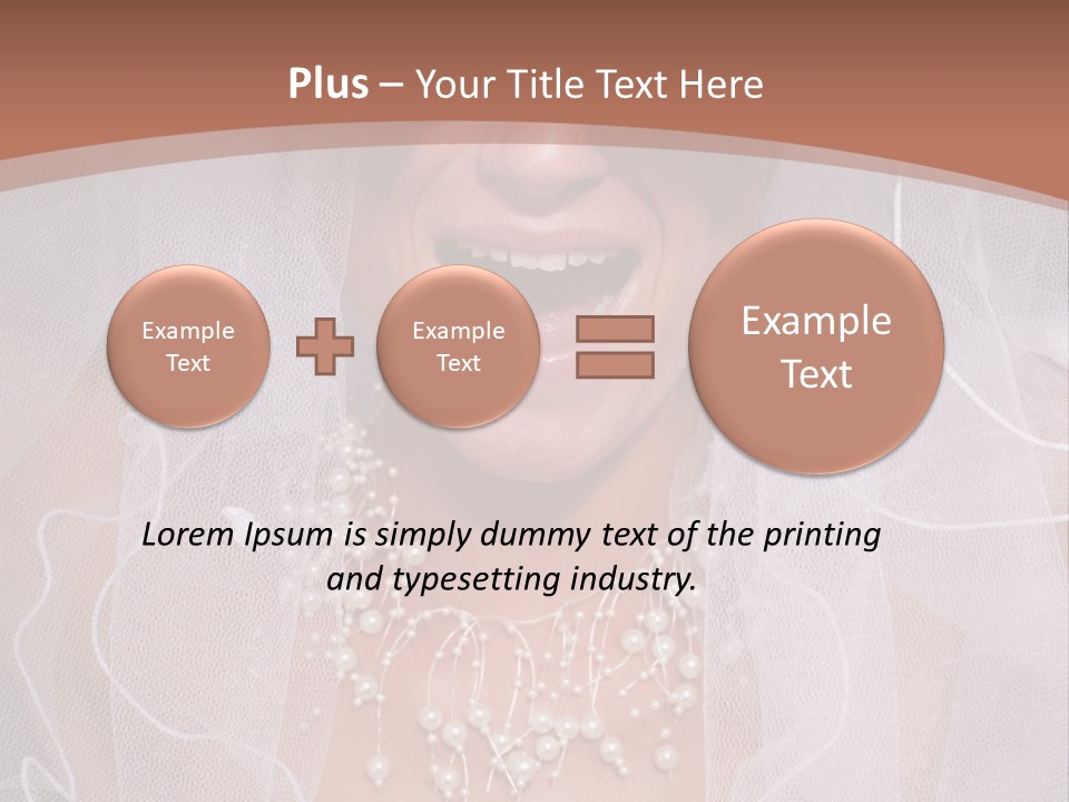 Wed Fashion Woman PowerPoint Template