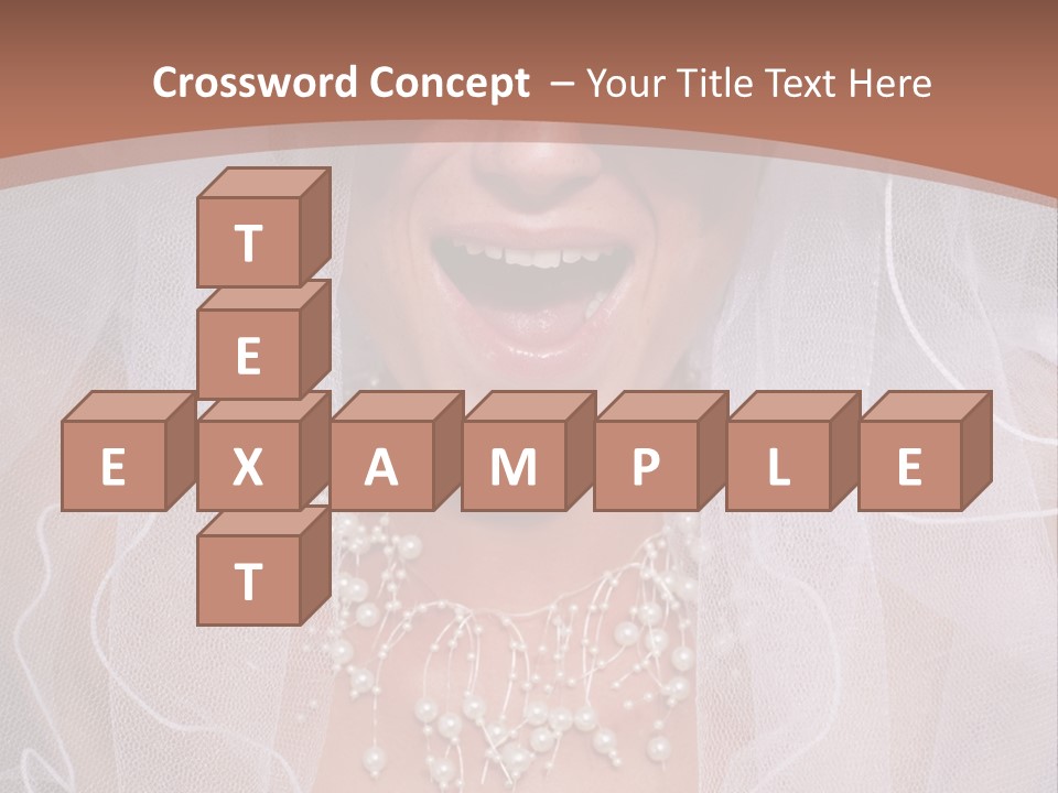 Wed Fashion Woman PowerPoint Template