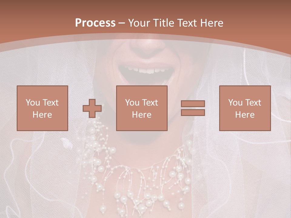 Wed Fashion Woman PowerPoint Template