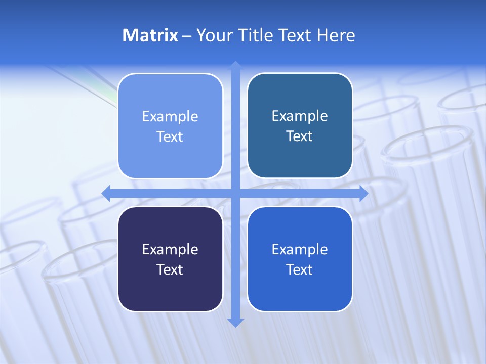 A Group Of Test Tubes Filled With Liquid PowerPoint Template