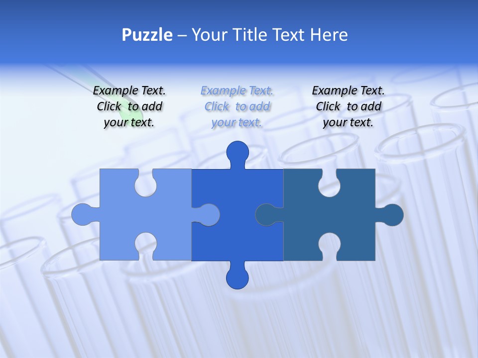 A Group Of Test Tubes Filled With Liquid PowerPoint Template