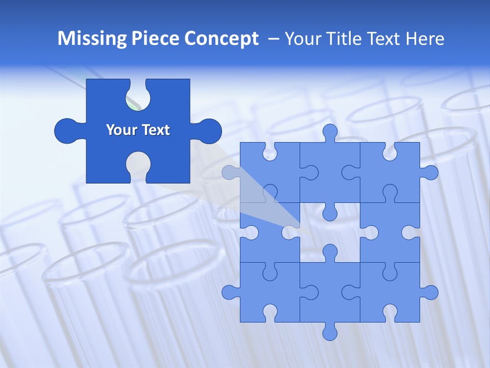 A Group Of Test Tubes Filled With Liquid PowerPoint Template