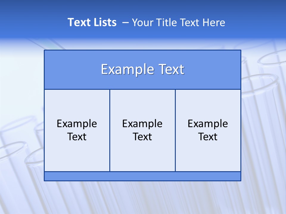 A Group Of Test Tubes Filled With Liquid PowerPoint Template