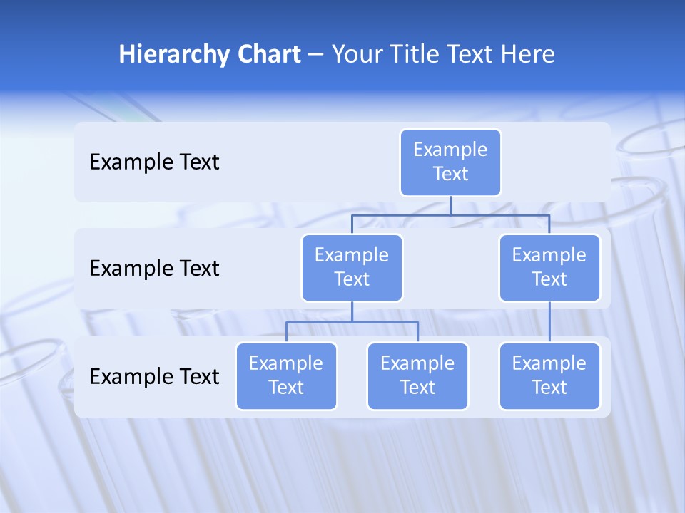 A Group Of Test Tubes Filled With Liquid PowerPoint Template