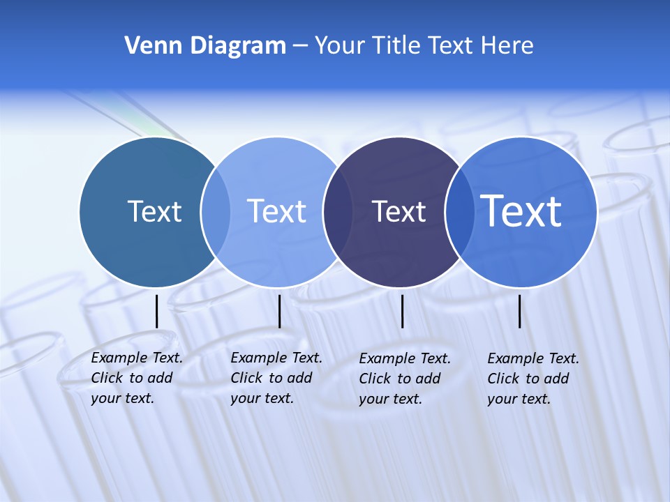 A Group Of Test Tubes Filled With Liquid PowerPoint Template