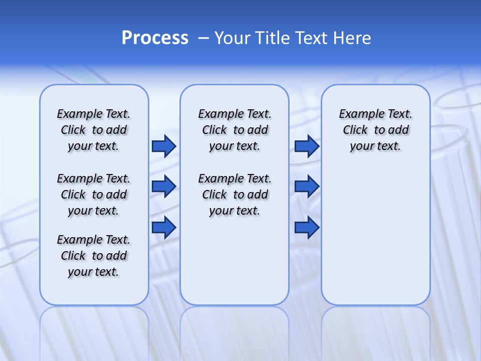 A Group Of Test Tubes Filled With Liquid PowerPoint Template