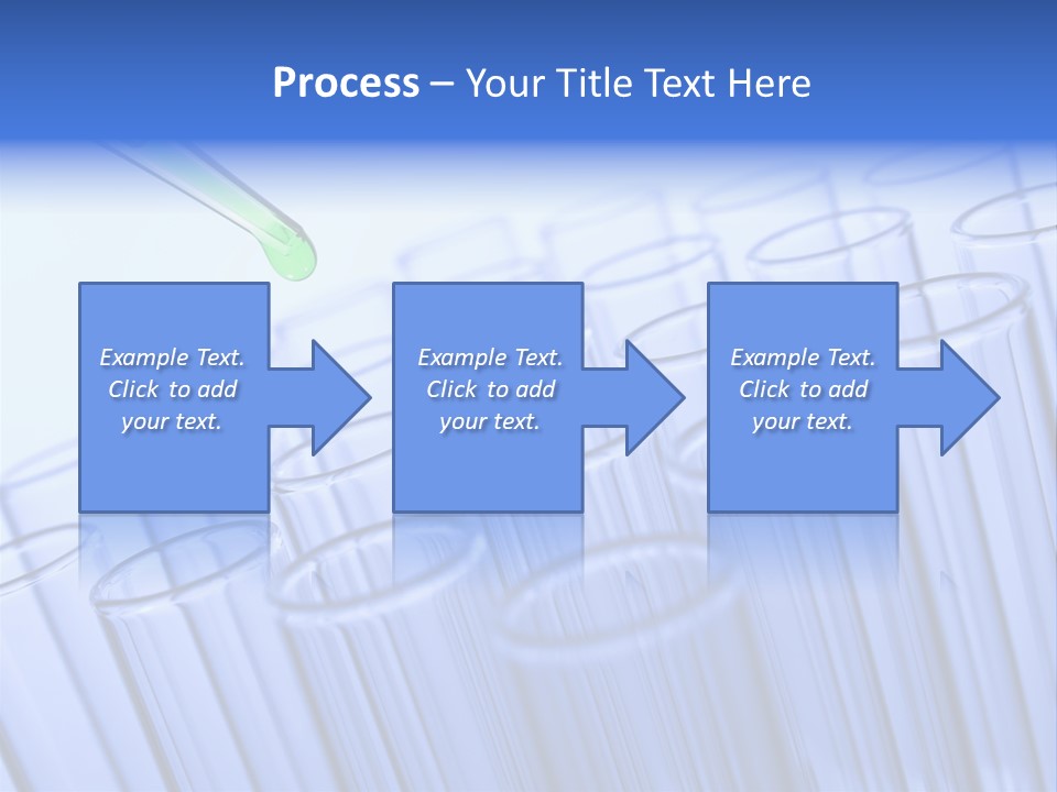 A Group Of Test Tubes Filled With Liquid PowerPoint Template