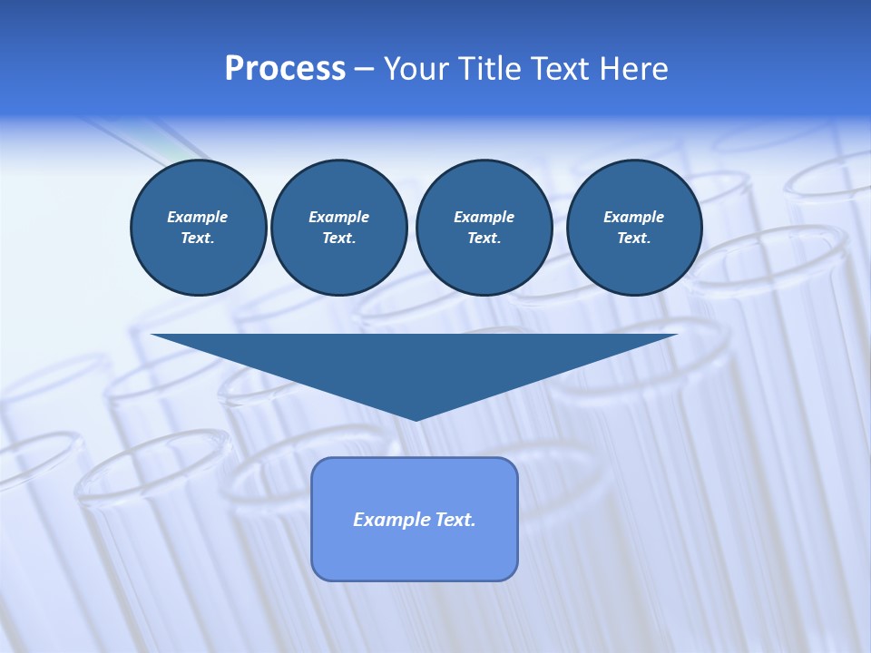 A Group Of Test Tubes Filled With Liquid PowerPoint Template
