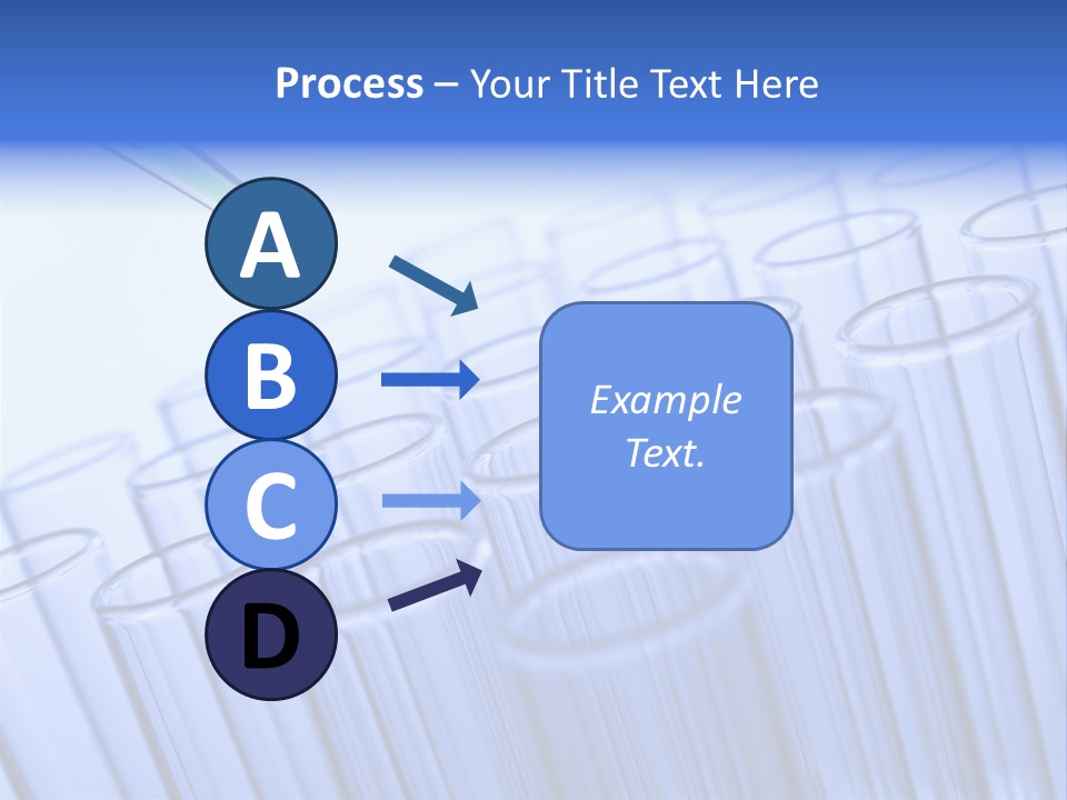 A Group Of Test Tubes Filled With Liquid PowerPoint Template