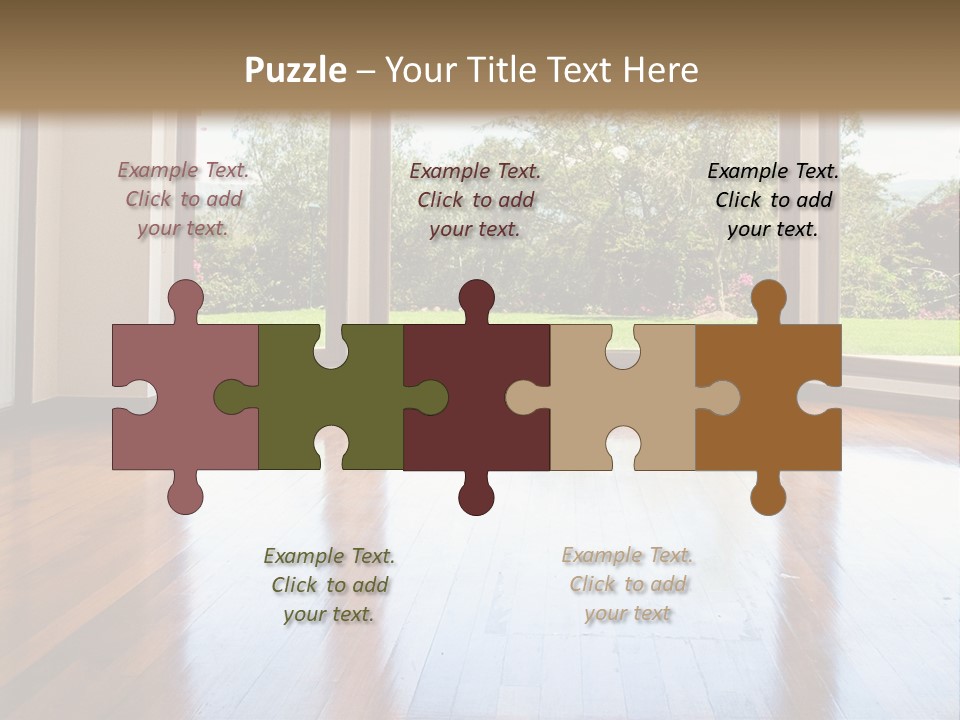 Light Landscape Design PowerPoint Template
