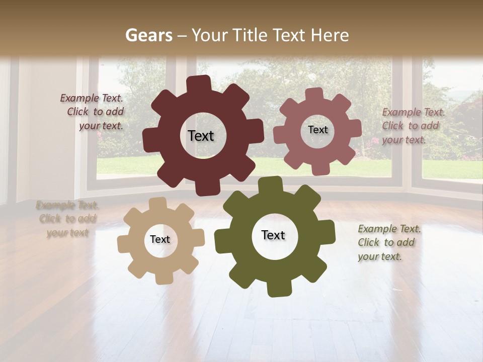 Light Landscape Design PowerPoint Template