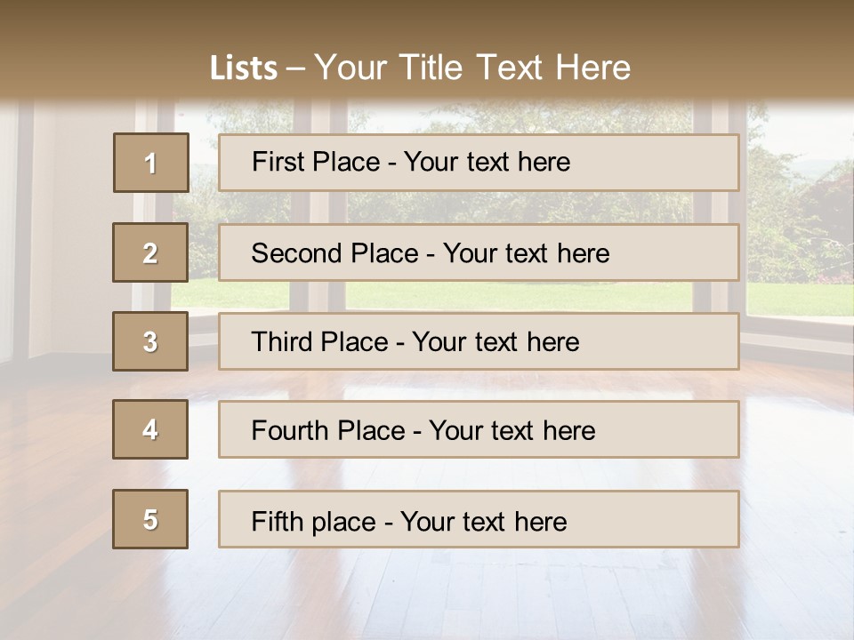 Light Landscape Design PowerPoint Template