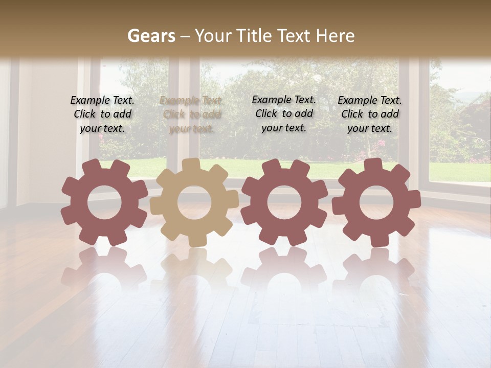 Light Landscape Design PowerPoint Template