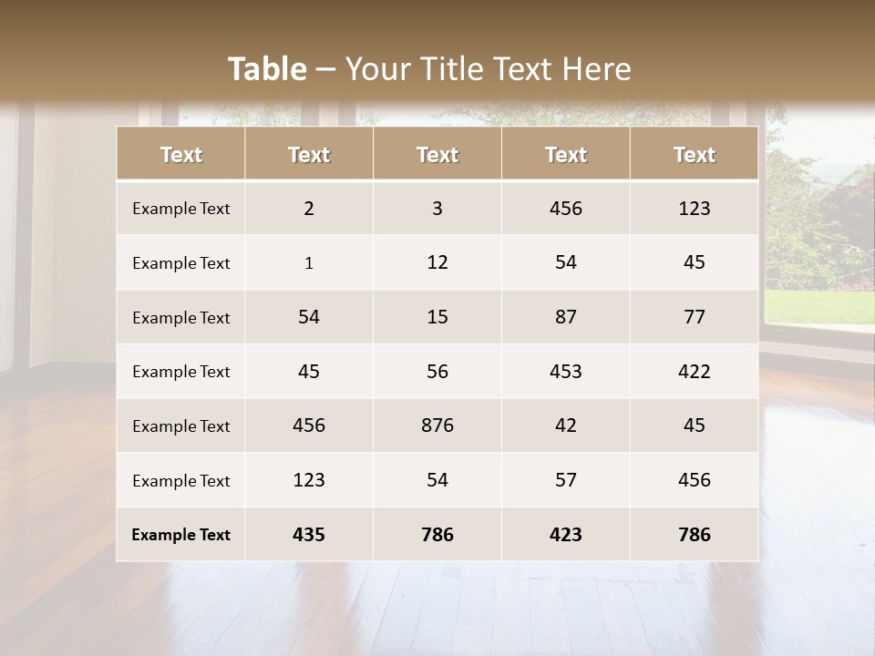 Light Landscape Design PowerPoint Template