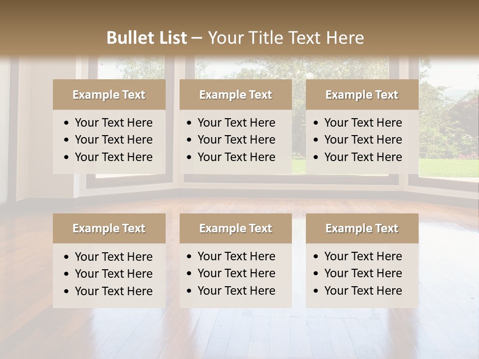 Light Landscape Design PowerPoint Template