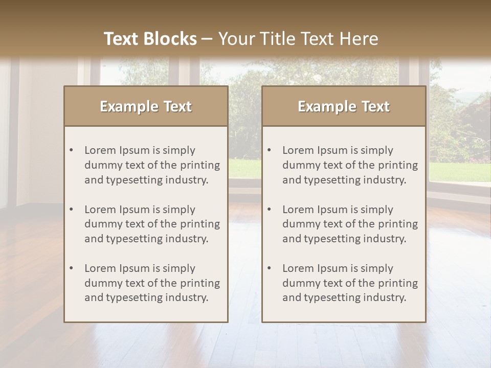 Light Landscape Design PowerPoint Template