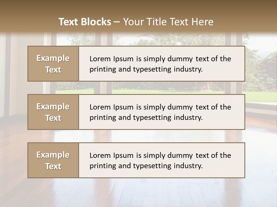 Light Landscape Design PowerPoint Template