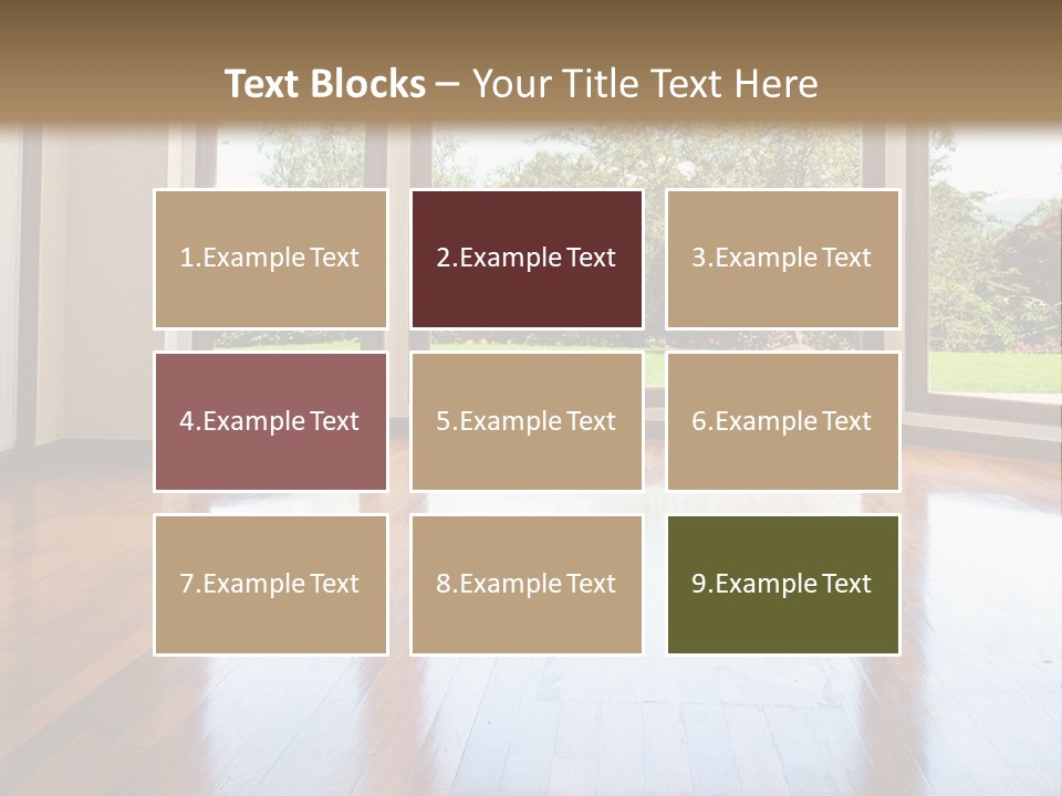 Light Landscape Design PowerPoint Template
