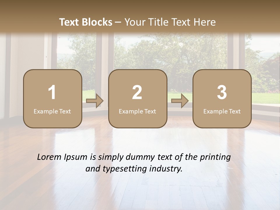 Light Landscape Design PowerPoint Template