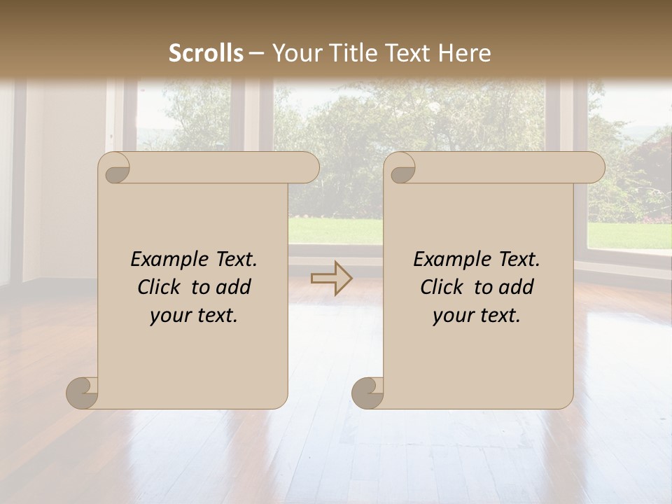 Light Landscape Design PowerPoint Template