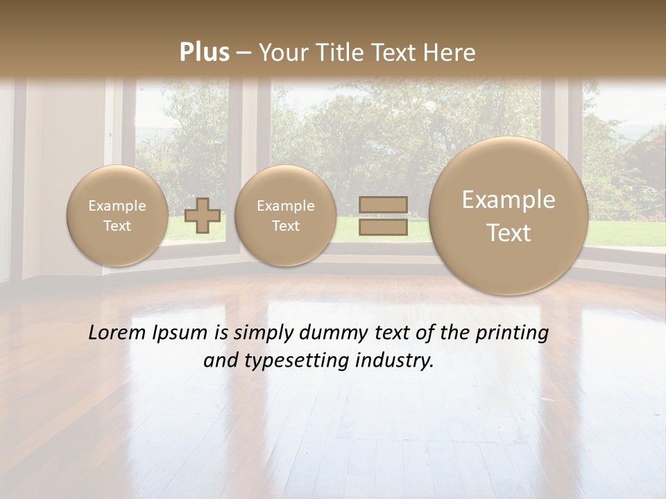 Light Landscape Design PowerPoint Template