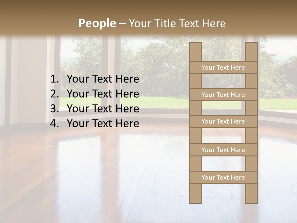 Light Landscape Design PowerPoint Template