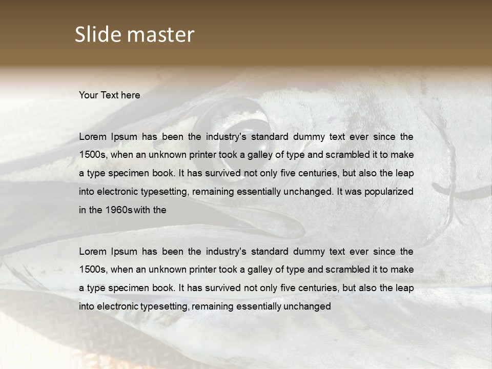 Vacation Mountain Sea PowerPoint Template