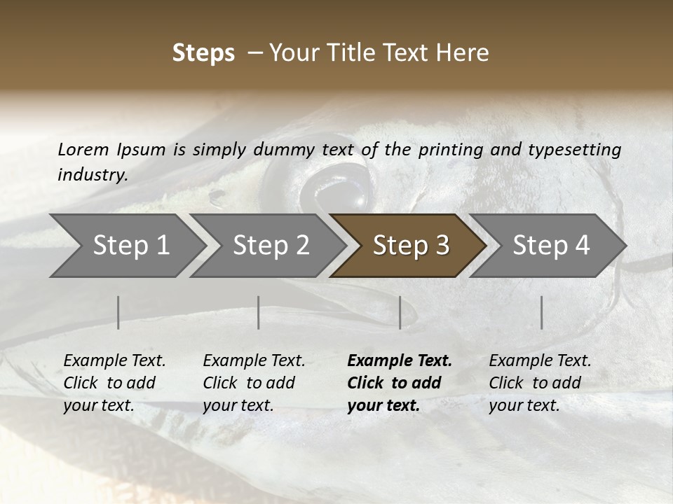 Vacation Mountain Sea PowerPoint Template