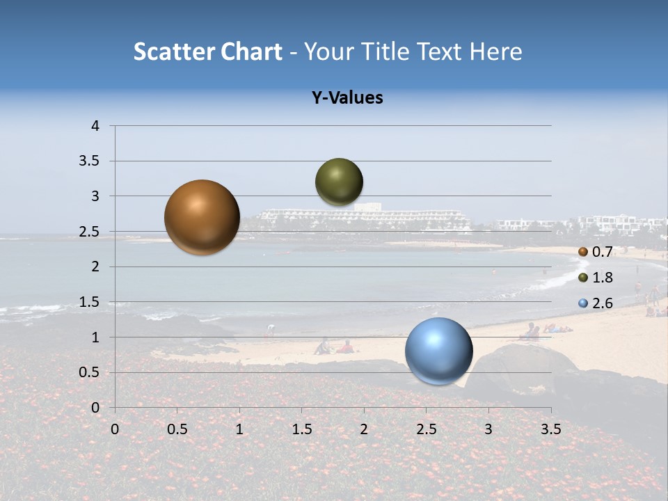 Vacation Mountain Sea PowerPoint Template