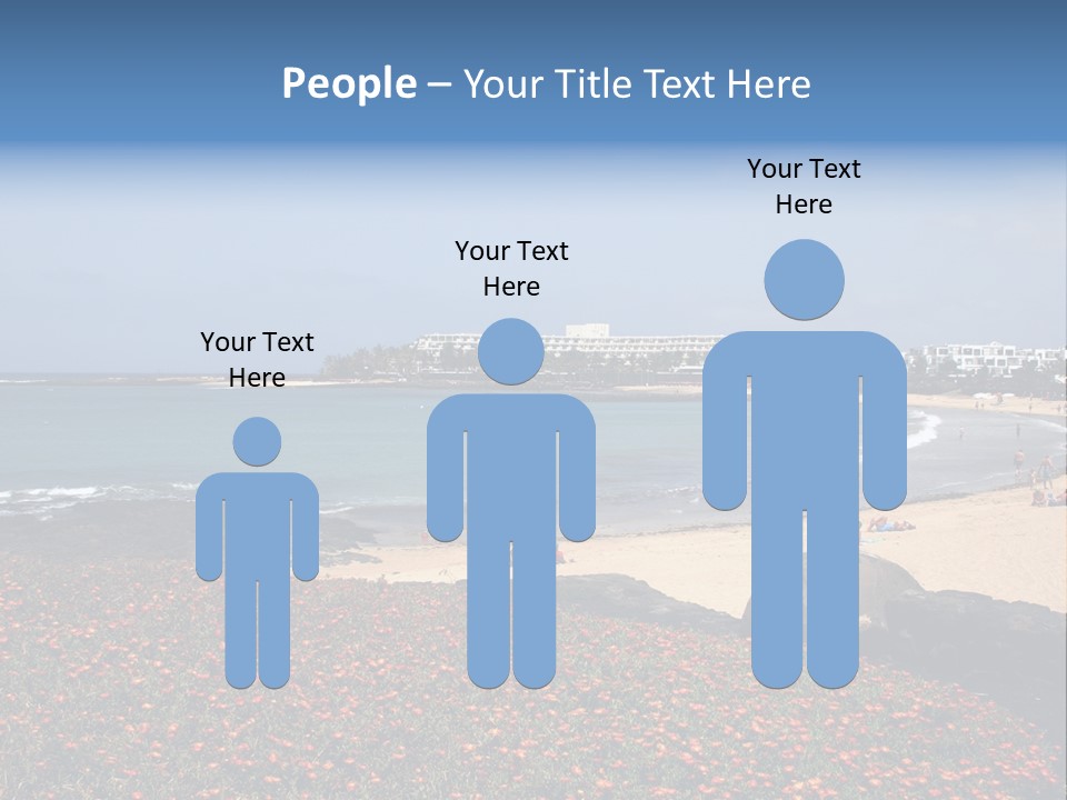 Vacation Mountain Sea PowerPoint Template