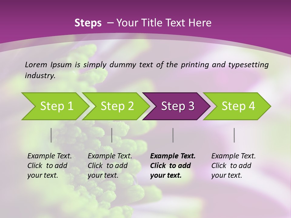 Beauty Summer Detail PowerPoint Template