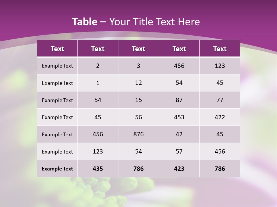 Beauty Summer Detail PowerPoint Template