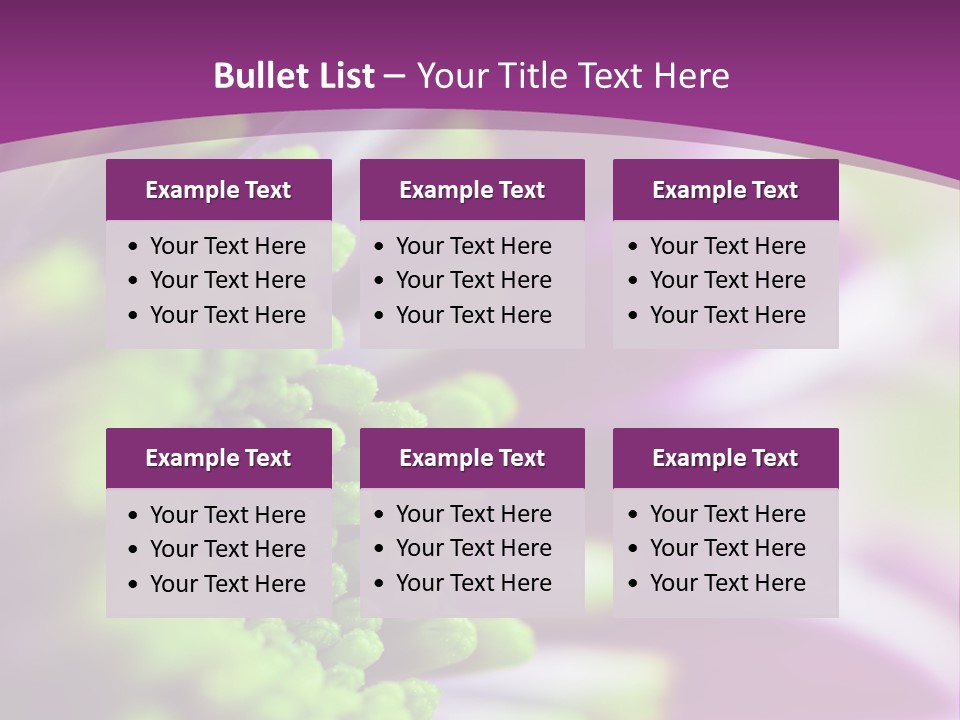 Beauty Summer Detail PowerPoint Template