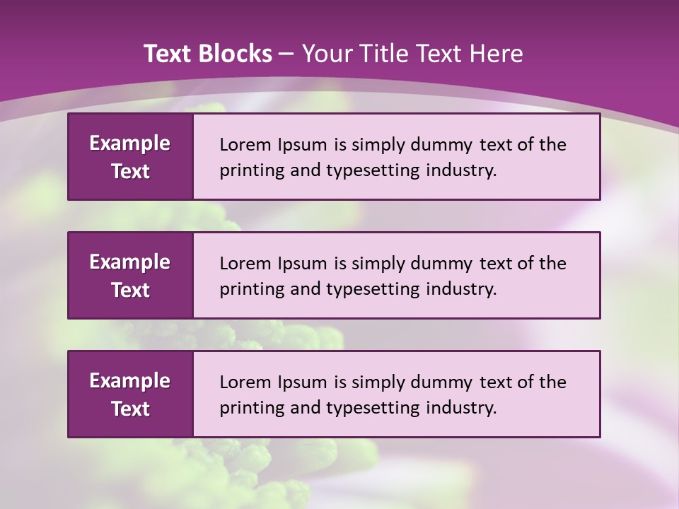 Beauty Summer Detail PowerPoint Template