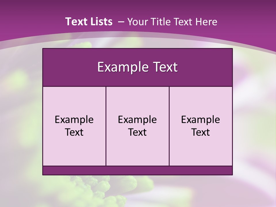 Beauty Summer Detail PowerPoint Template