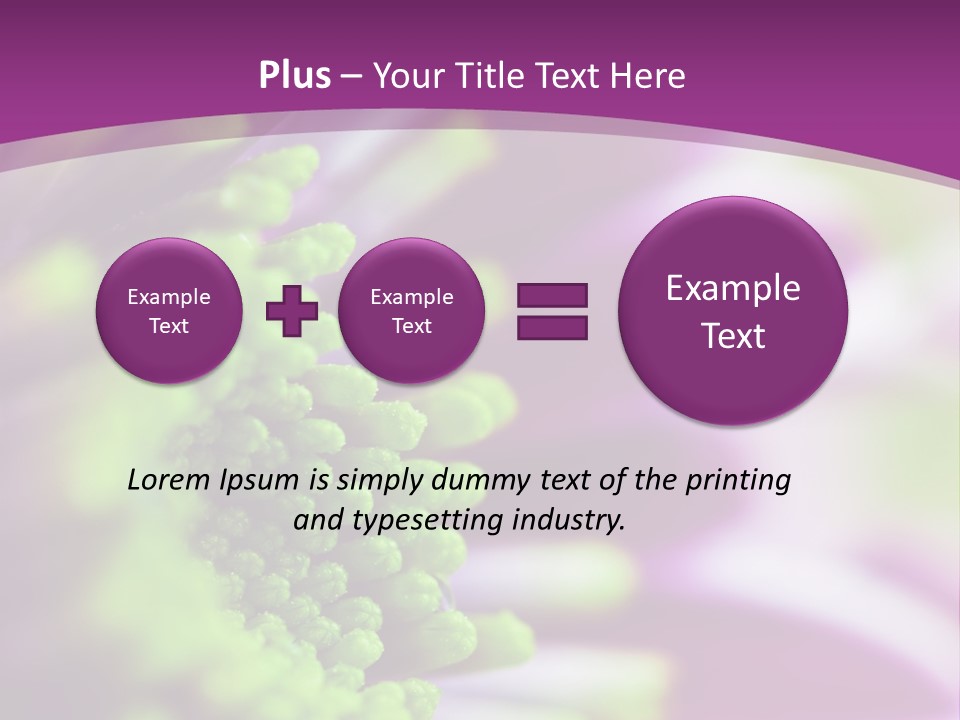 Beauty Summer Detail PowerPoint Template