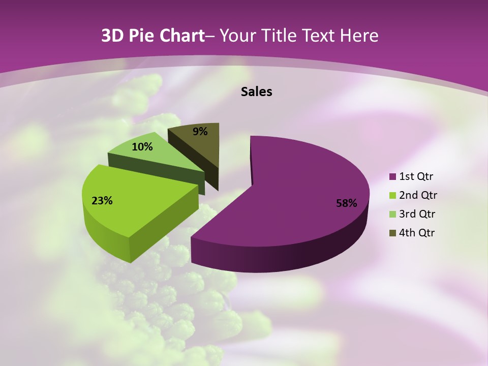 Beauty Summer Detail PowerPoint Template