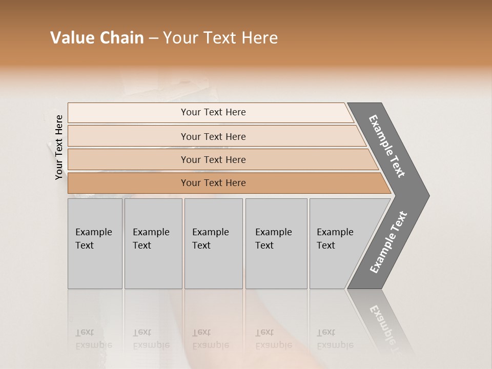 A Person Using A Paint Roller To Paint A Wall PowerPoint Template