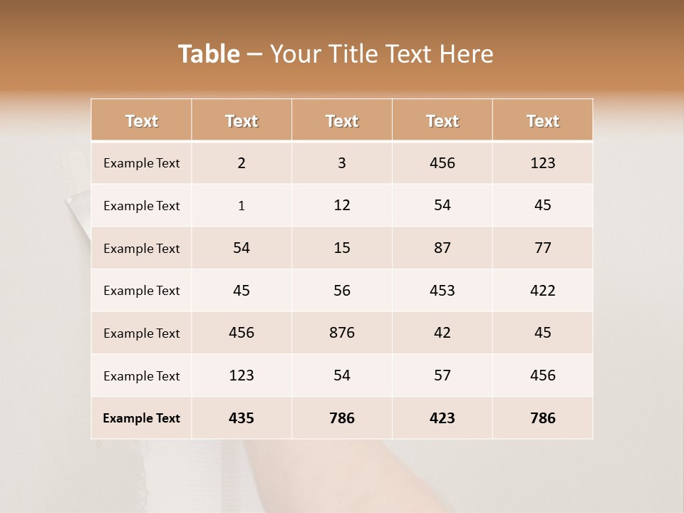 A Person Using A Paint Roller To Paint A Wall PowerPoint Template