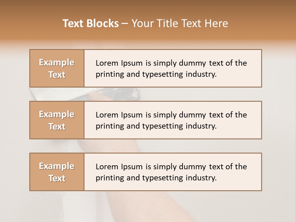 A Person Using A Paint Roller To Paint A Wall PowerPoint Template