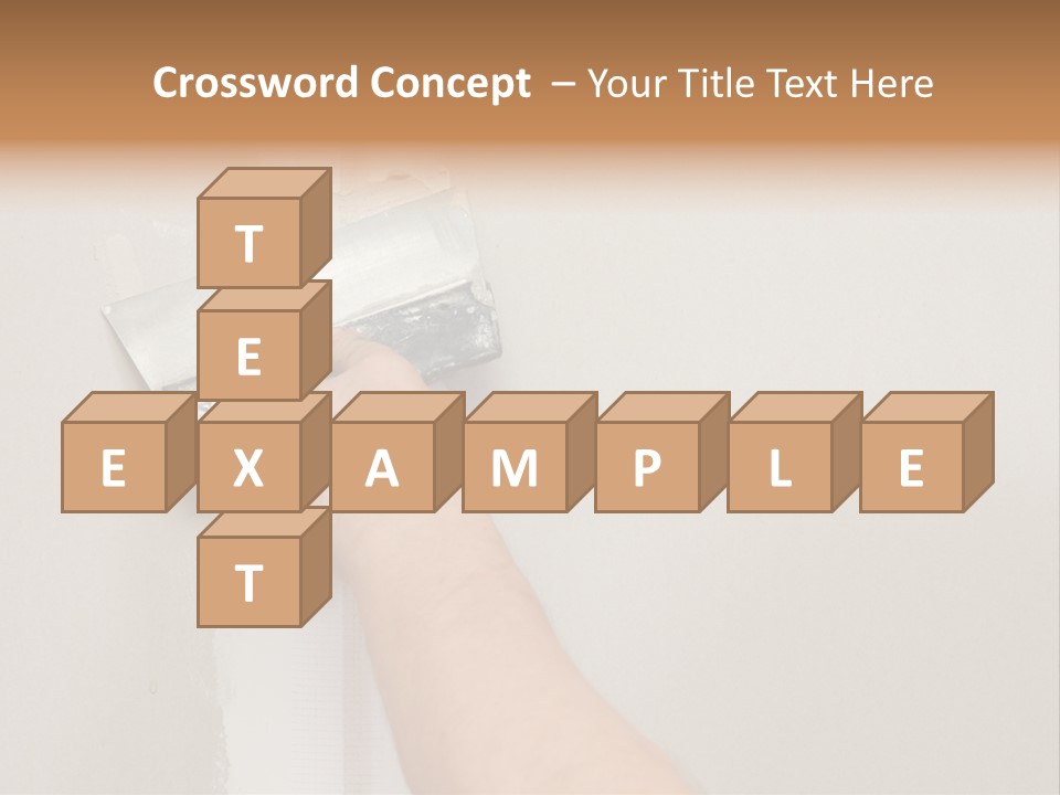 A Person Using A Paint Roller To Paint A Wall PowerPoint Template