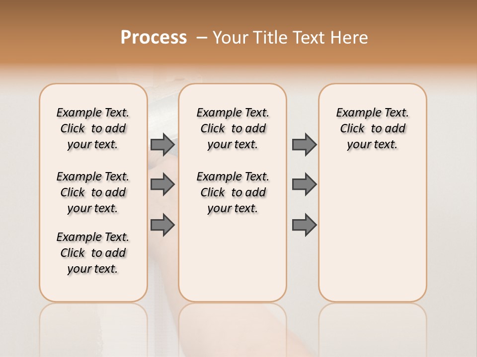 A Person Using A Paint Roller To Paint A Wall PowerPoint Template