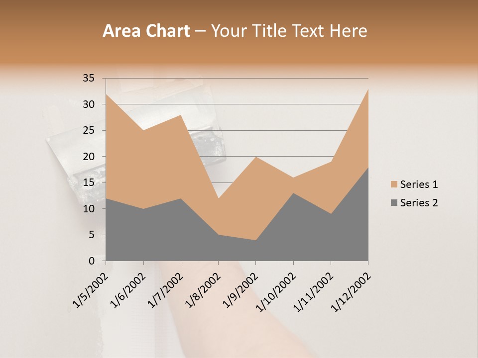 A Person Using A Paint Roller To Paint A Wall PowerPoint Template