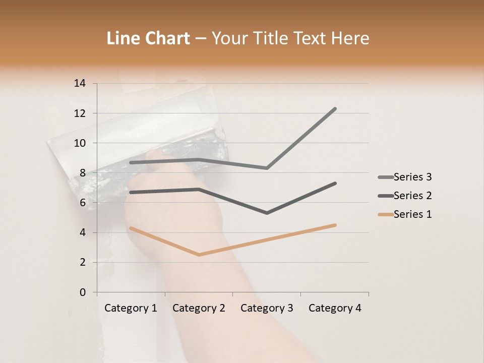 A Person Using A Paint Roller To Paint A Wall PowerPoint Template