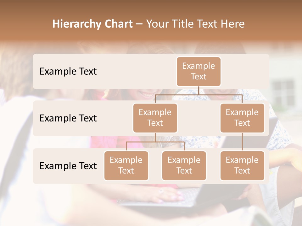 Beautiful Laptop Kids PowerPoint Template