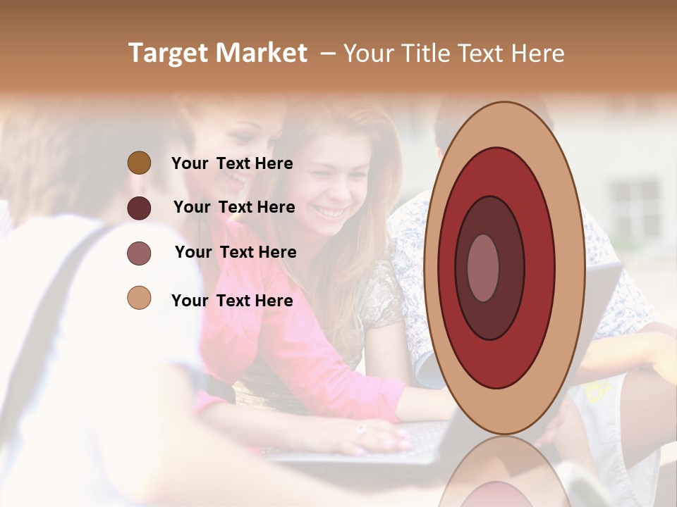 Beautiful Laptop Kids PowerPoint Template